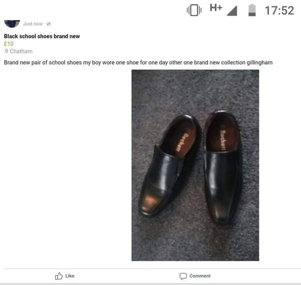 School shoes - you thought you had problems ......