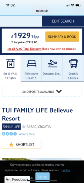 Holiday with teens
