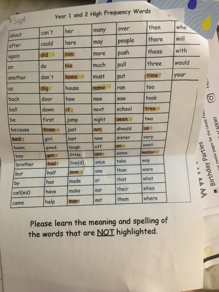 What to I do/say about this? Primary school literacy