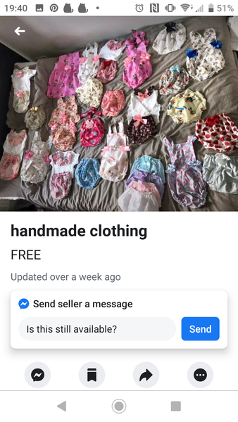 To start another shit for sale on Facebook thread?