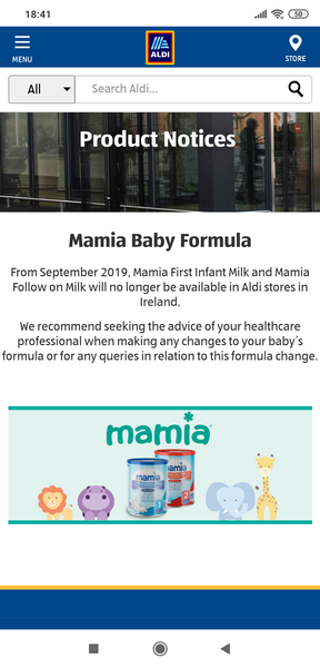 Milk formula