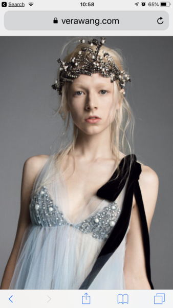 to think Vera Wang has gone off the boil with her wedding dresses?