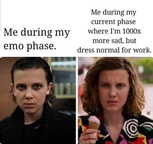 To wonder what happened to Emos?