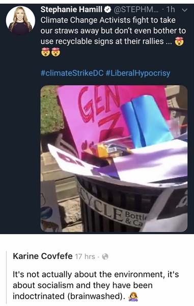 Facebook post utter shite re climate change