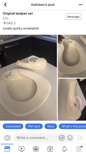 To start another shit for sale on Facebook thread?