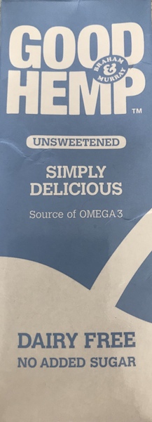Calcium fortified good hemp milk