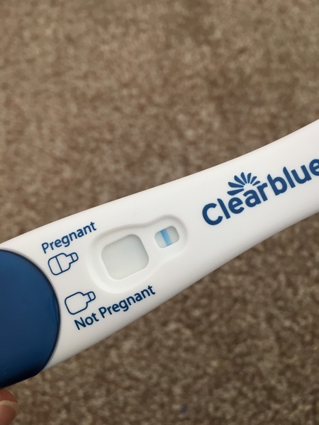 Faint positive turned to negative?
