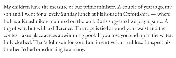 Westminstenders: "I don't give a flying flamingo"