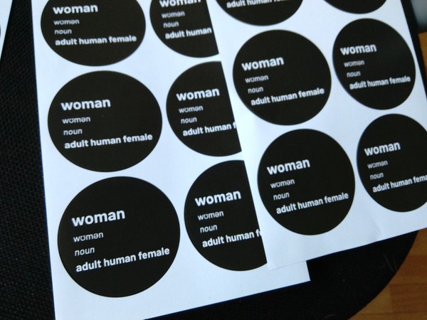 Sticker Woman strikes again!