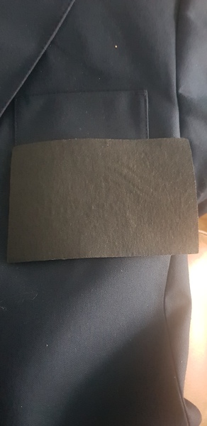 Uniform Blazer pocket doesnt fit logo badge