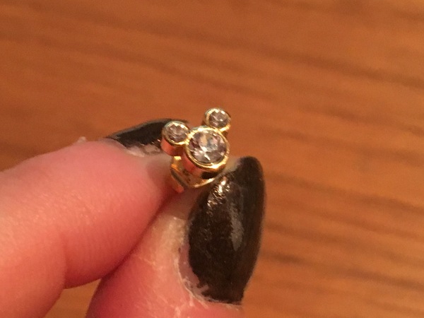 Dd has lost a beloved Mickey Mouse earring :-(