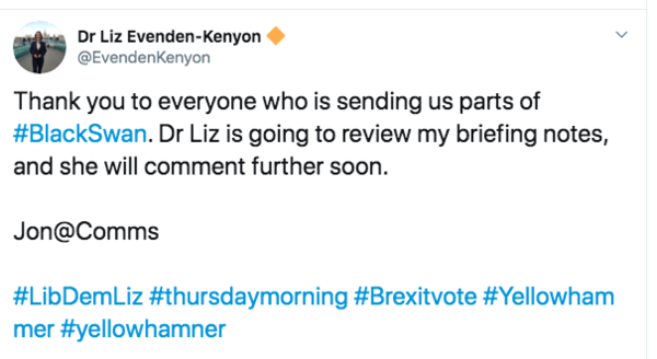 Westminstenders: "I don't give a flying flamingo"