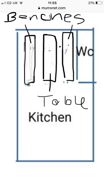2.5 x 2.15, too small for dining table?
