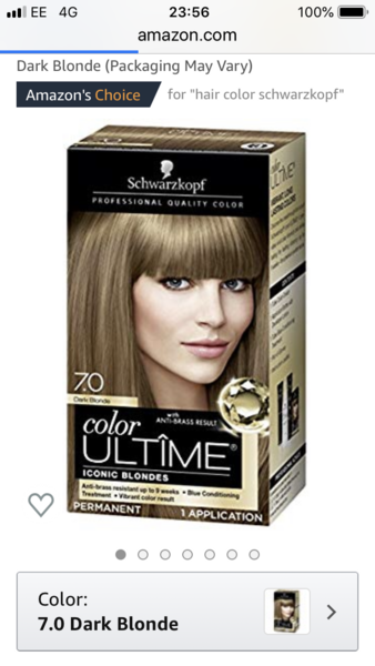 Would you say this hair colour is blonde or brunette?