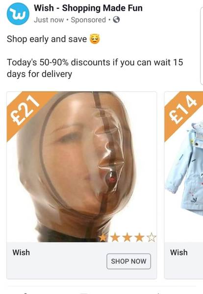 WTF is Wish trying to sell me?