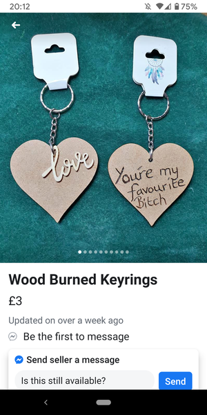 To start another shit for sale on Facebook thread?