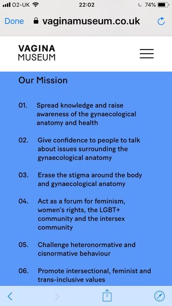 New Vagina Museum - or something else?