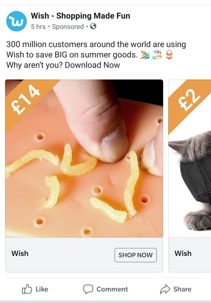 To ask what this item from wish is?