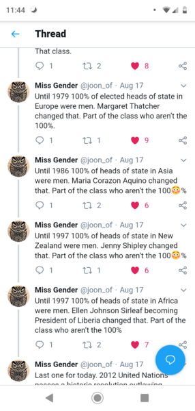 Twitter thread what is a woman