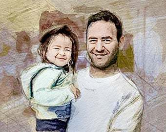 Family portrait, drawing or painting. Any recommendations please