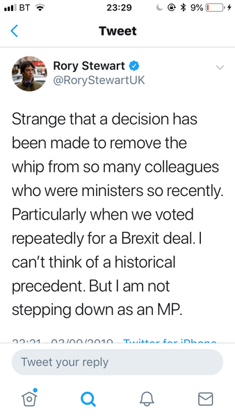 Westminstenders: The House Is On Fire