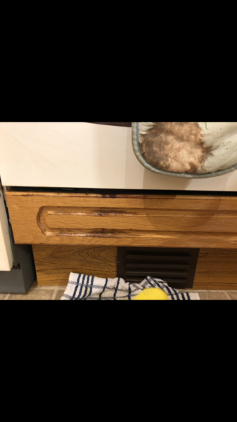 Wood oven surround ruined #2!