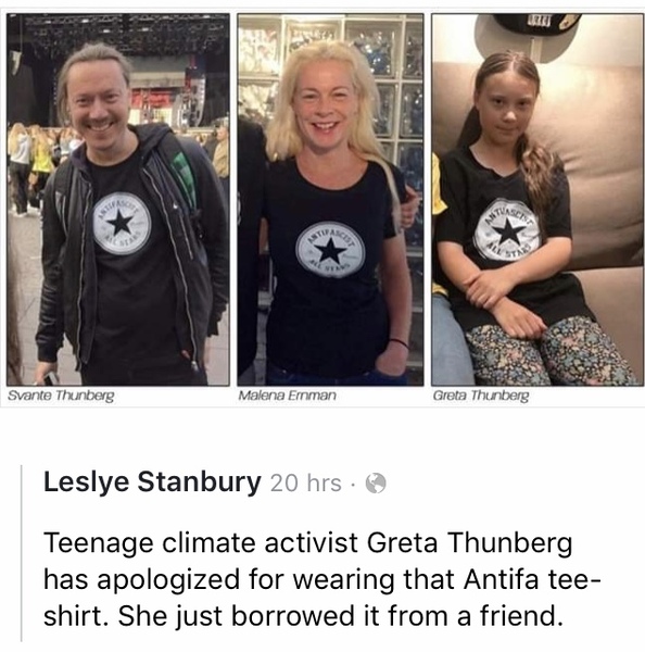 Facebook post utter shite re climate change