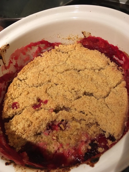Help me settle a debate (about crumble)