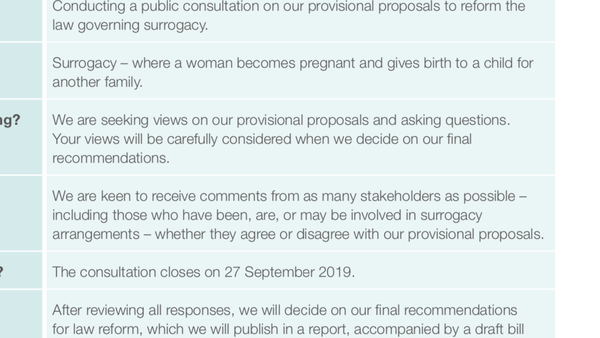 To say there is no such thing as "altruistic" surrogacy?