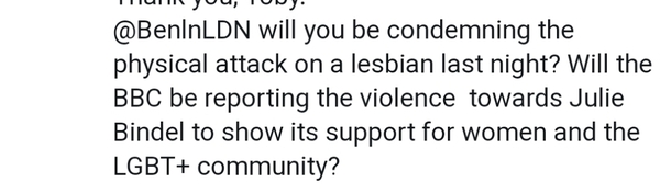 Ben Hunte Reporting for the BBC