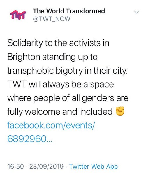 A Woman's Place is at Conference 23 September 2019 Brighton