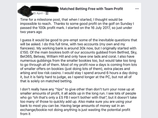 Quick questions about starting matched betting