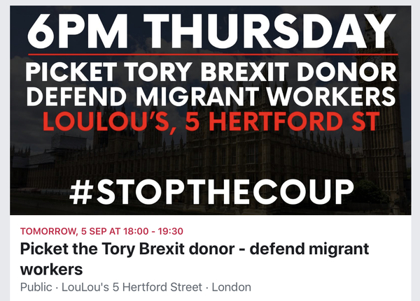 Protests against Brexit.*title edited by MNHQ at OP's request*