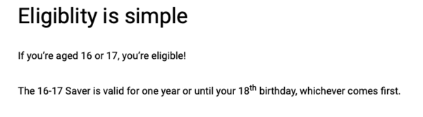 16 + Railcard Rip off