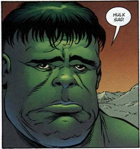 Incredible Hulk in Massive Sulk