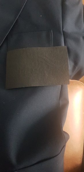 Uniform Blazer pocket doesnt fit logo badge