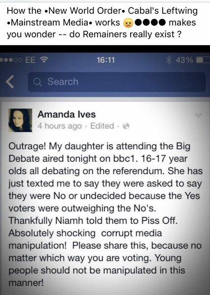 About Brexit:  Dear young people ...