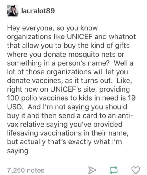 My bloody anti-vax mother is driving me crackers