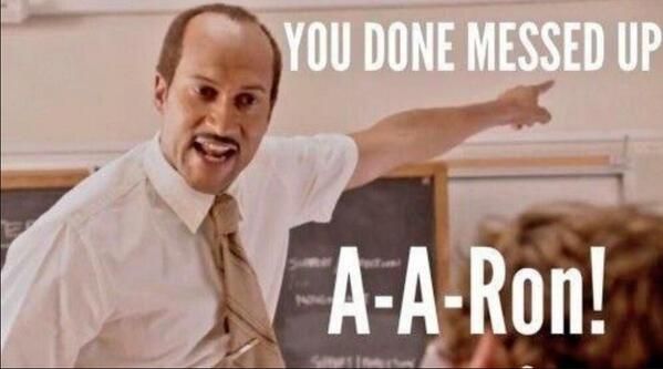 Aaron - v - Arron
