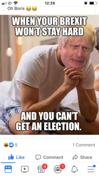 Westminstenders: "He's in trouble". No he's not.