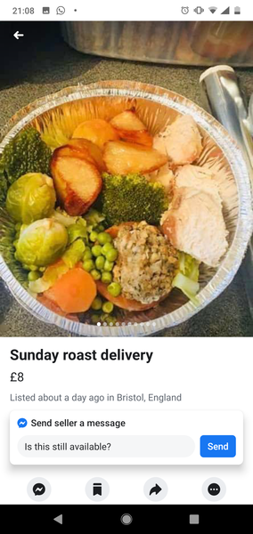 To start another shit for sale on Facebook thread?