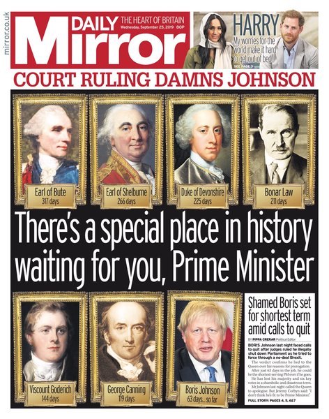 Westministenders: The Non Re-Opening Of Parliament