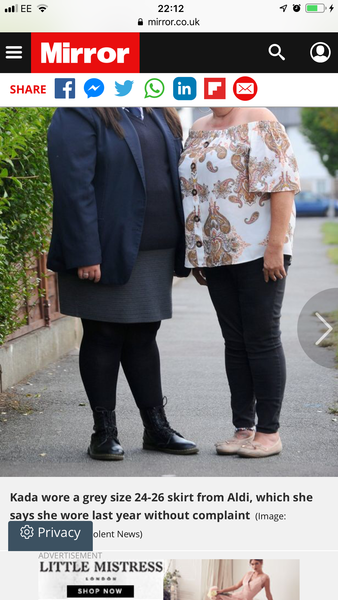 14 year old in a size 24. AIBU to think her mum should do something ?