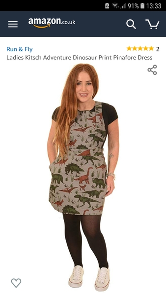 To think girls can wear clothes with dinosaurs on?