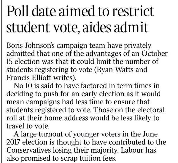 Westminstenders: "He's in trouble". No he's not.