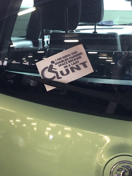 Parking in disabled when pregnant