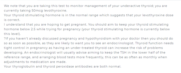 Optimal thyroid levels when TTC?