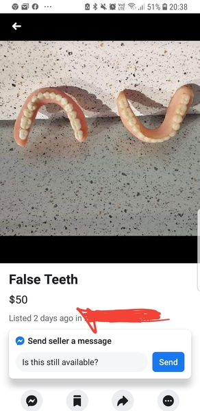 To start another shit for sale on Facebook thread?