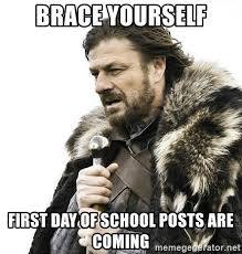 To be pissed off at the “back to school” onslaught