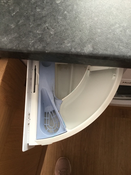 Washing machine detergent drawer question. What happens if you accidentally pour the detergent in the part that says do not use?